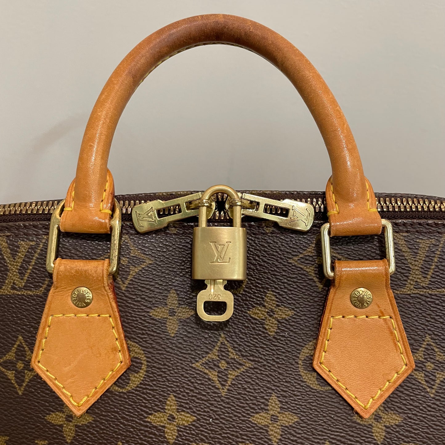 July-9 BAG DROP (Subscriber Price $390) Louis Vuitton Monogram Alma with Lock & Key