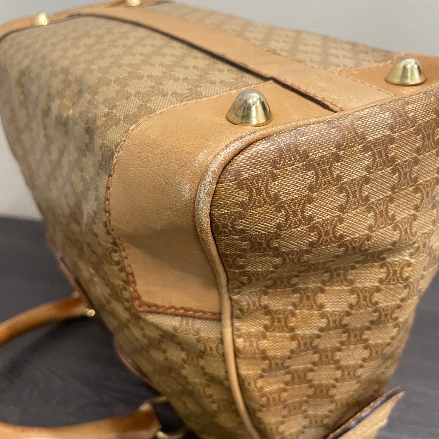 #714 CELINE Macadam Boston Bag