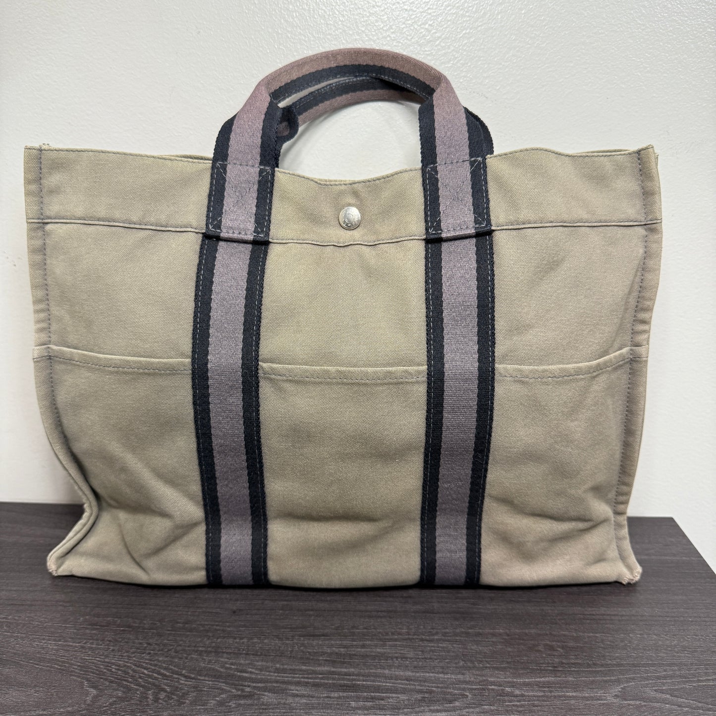#1025 Hermès Toile Fourre-Tout MM Tote (TOP PICK!)