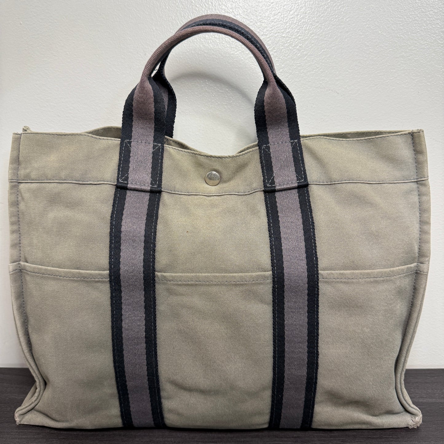 #1025 Hermès Toile Fourre-Tout MM Tote (TOP PICK!)