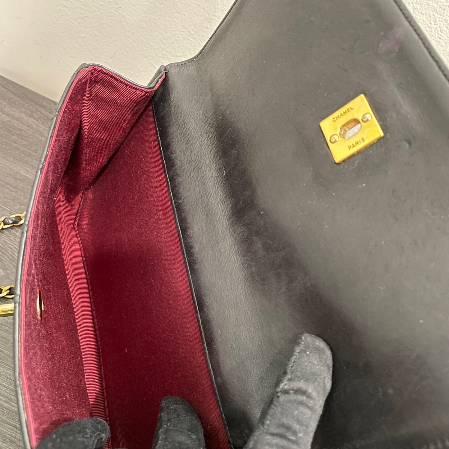 CHANEL Quilted Lambskin Classic Double Flap Bag (24 kt Gold-plated Hardware)