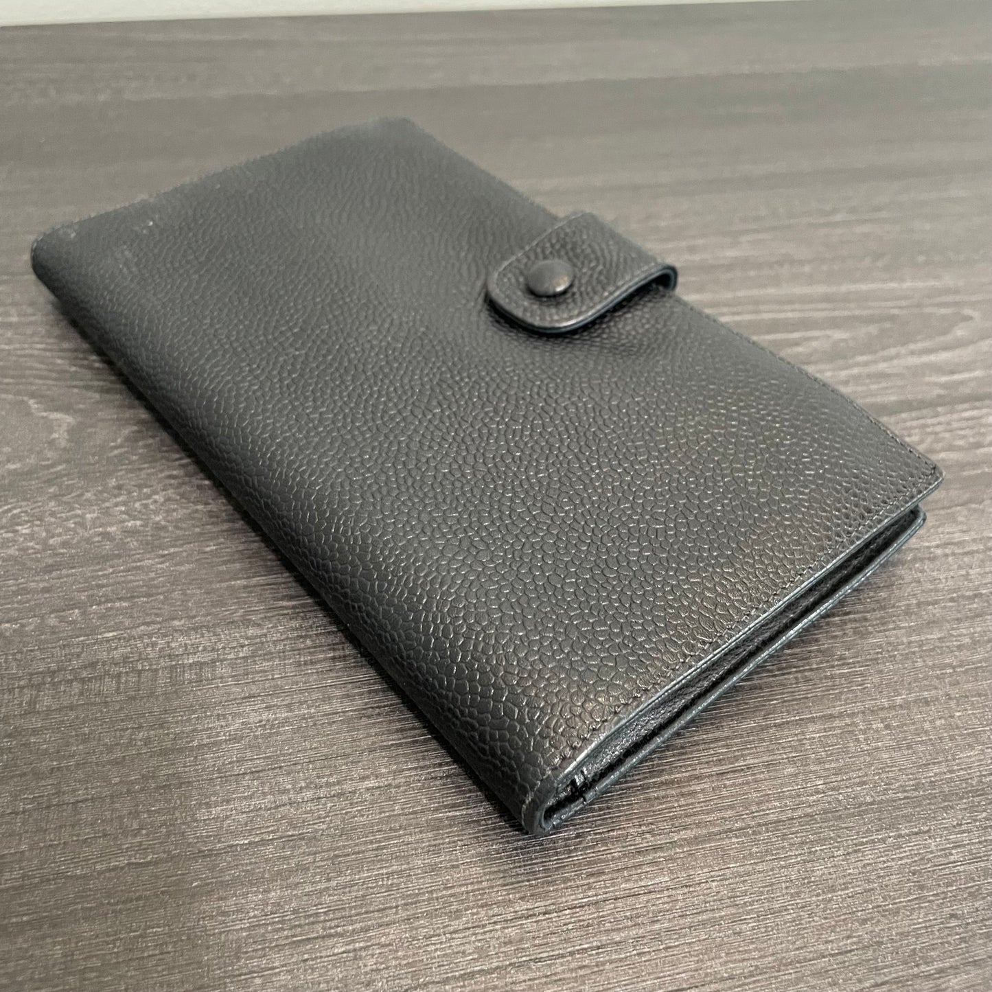 SOLD! CHANEL CC Caviar Leather Bifold Wallet