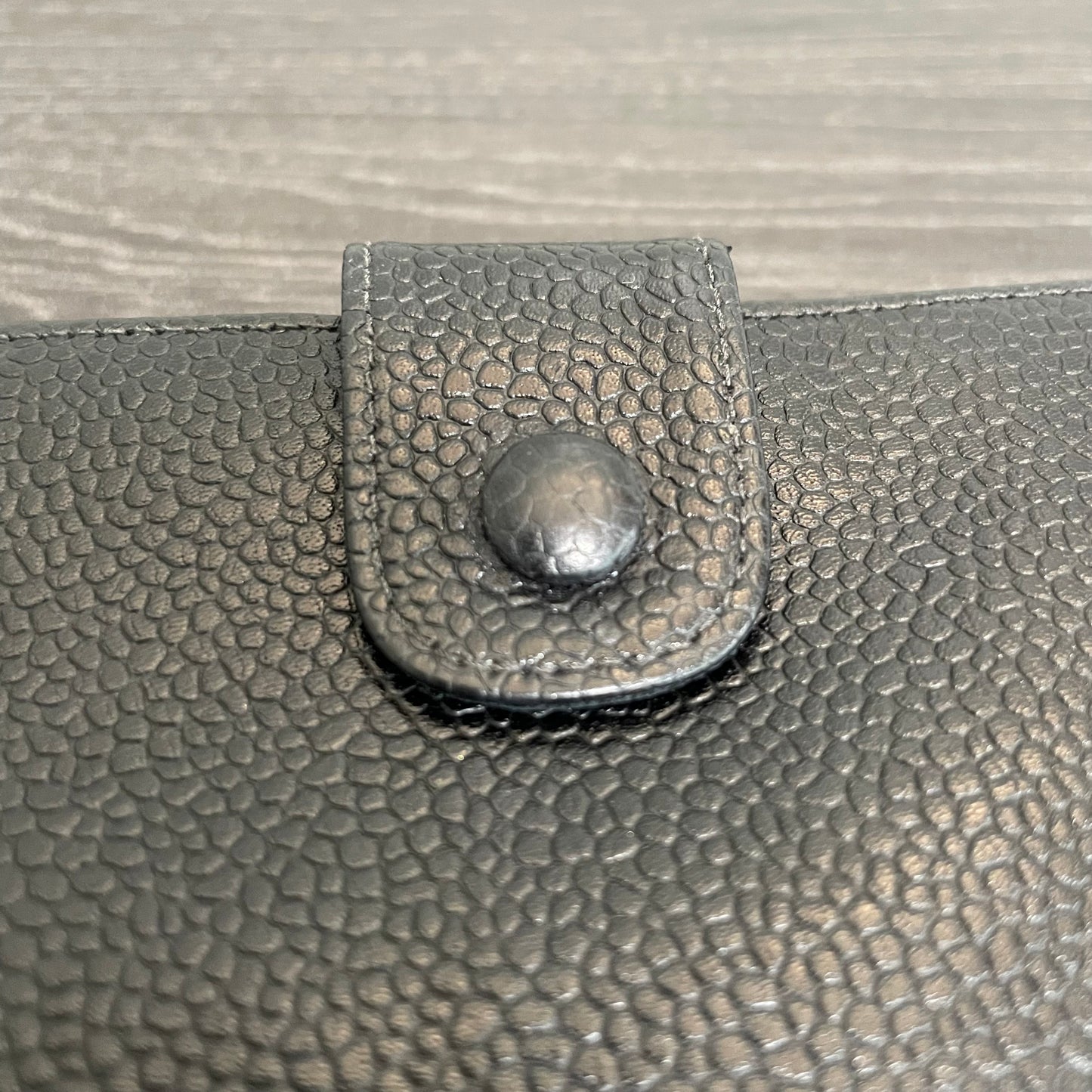 SOLD! CHANEL CC Caviar Leather Bifold Wallet