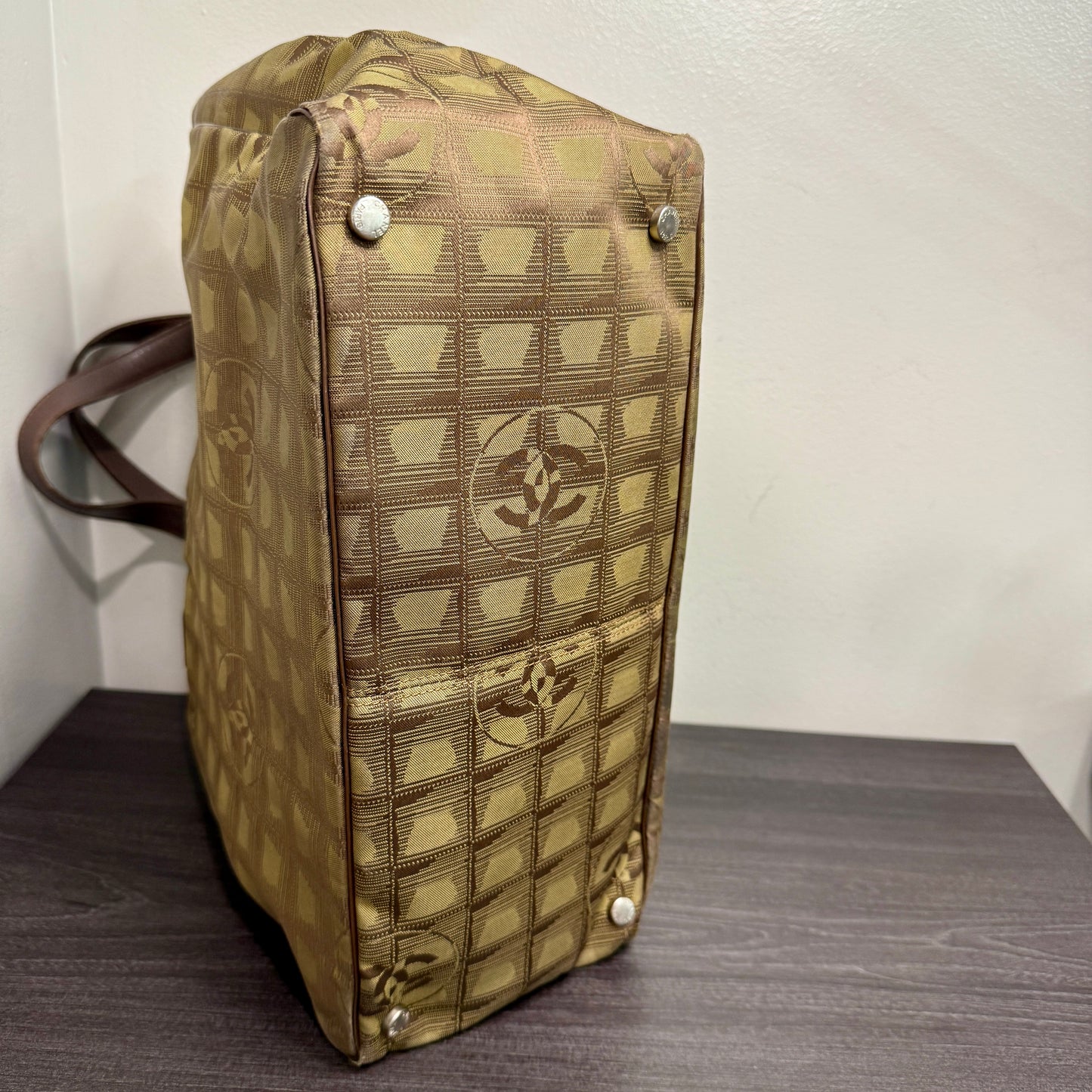 #1031 CHANEL Travel Ligne Tote Brown (TOP PICK!)