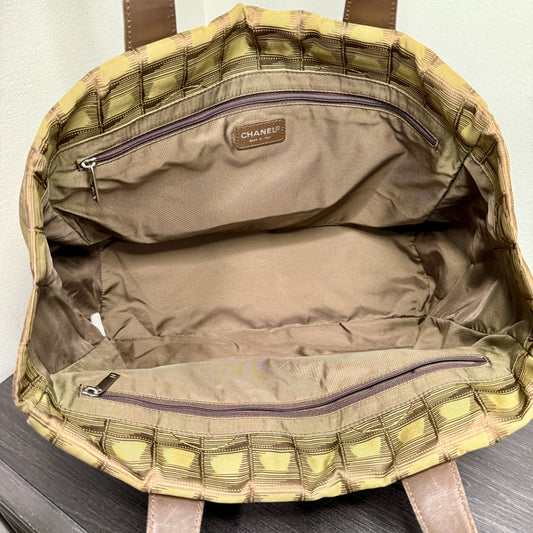#1031 CHANEL Travel Ligne Tote Brown (TOP PICK!)