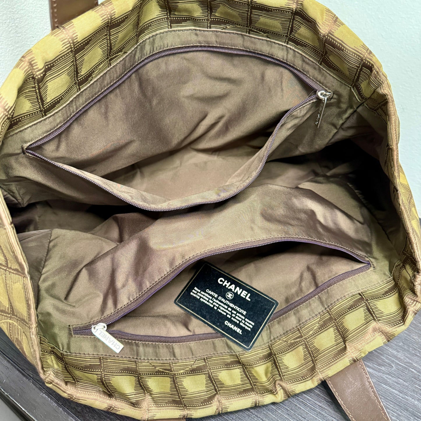 #1031 CHANEL Travel Ligne Tote Brown (TOP PICK!)