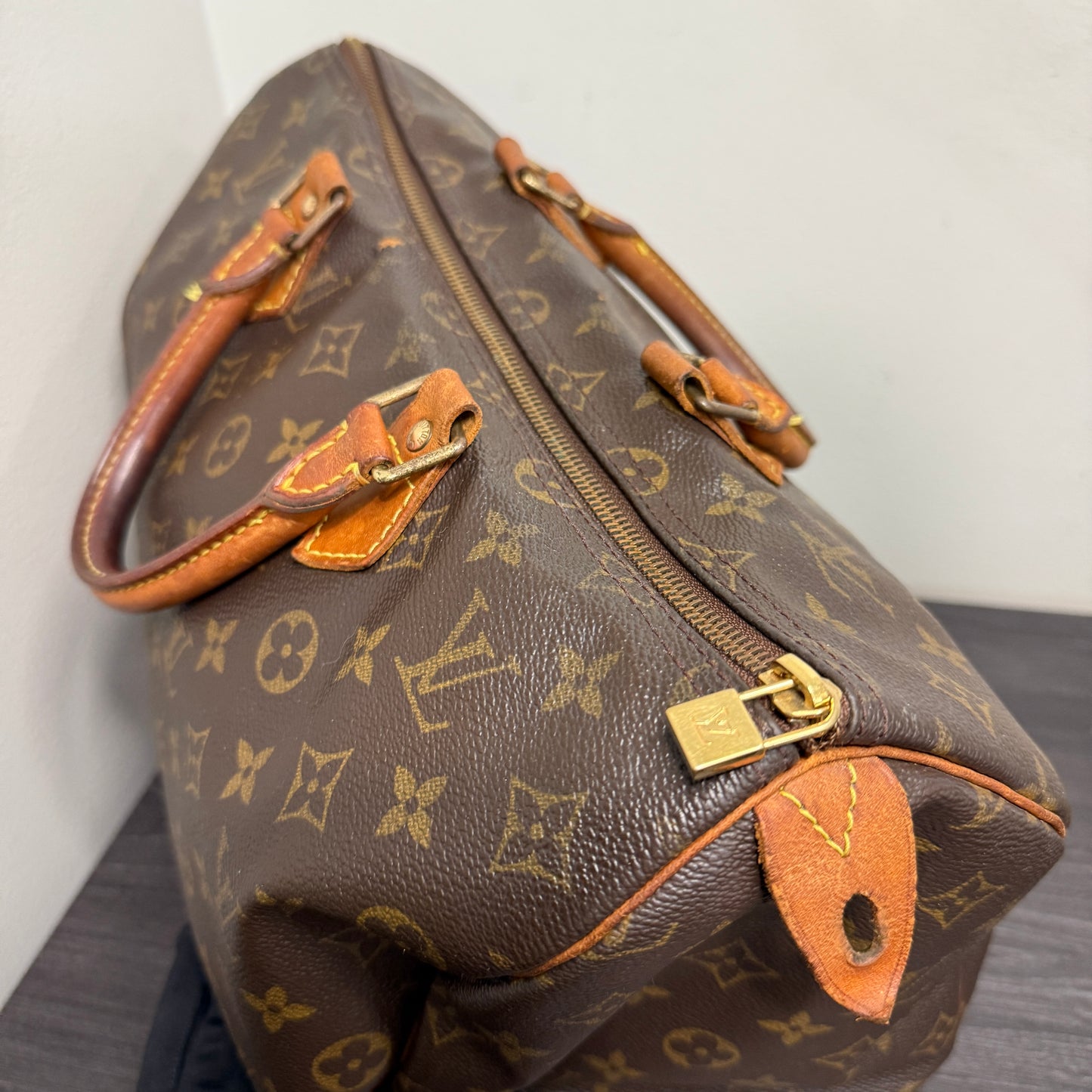 #1034 LOUIS VUITTON Monogram Speedy 35