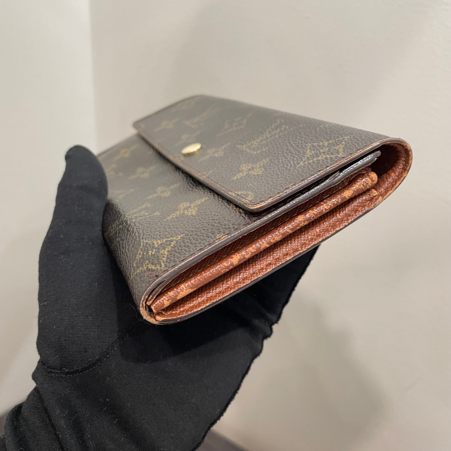 #115 LOUIS VUITTON Monogram Long Bifold Wallet with Dust Bag & Box