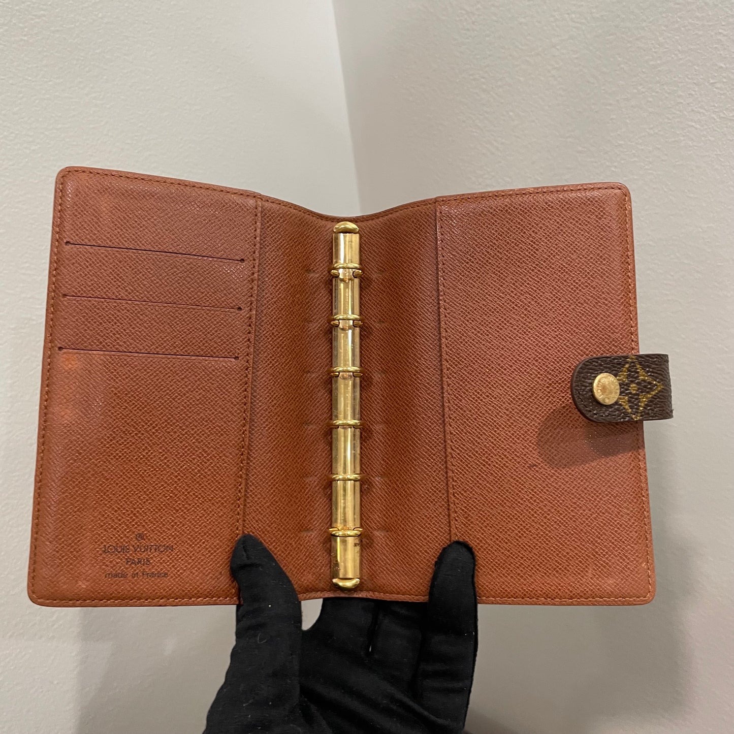 #125 LOUIS VUITTON Monogram Agenda PM & Box