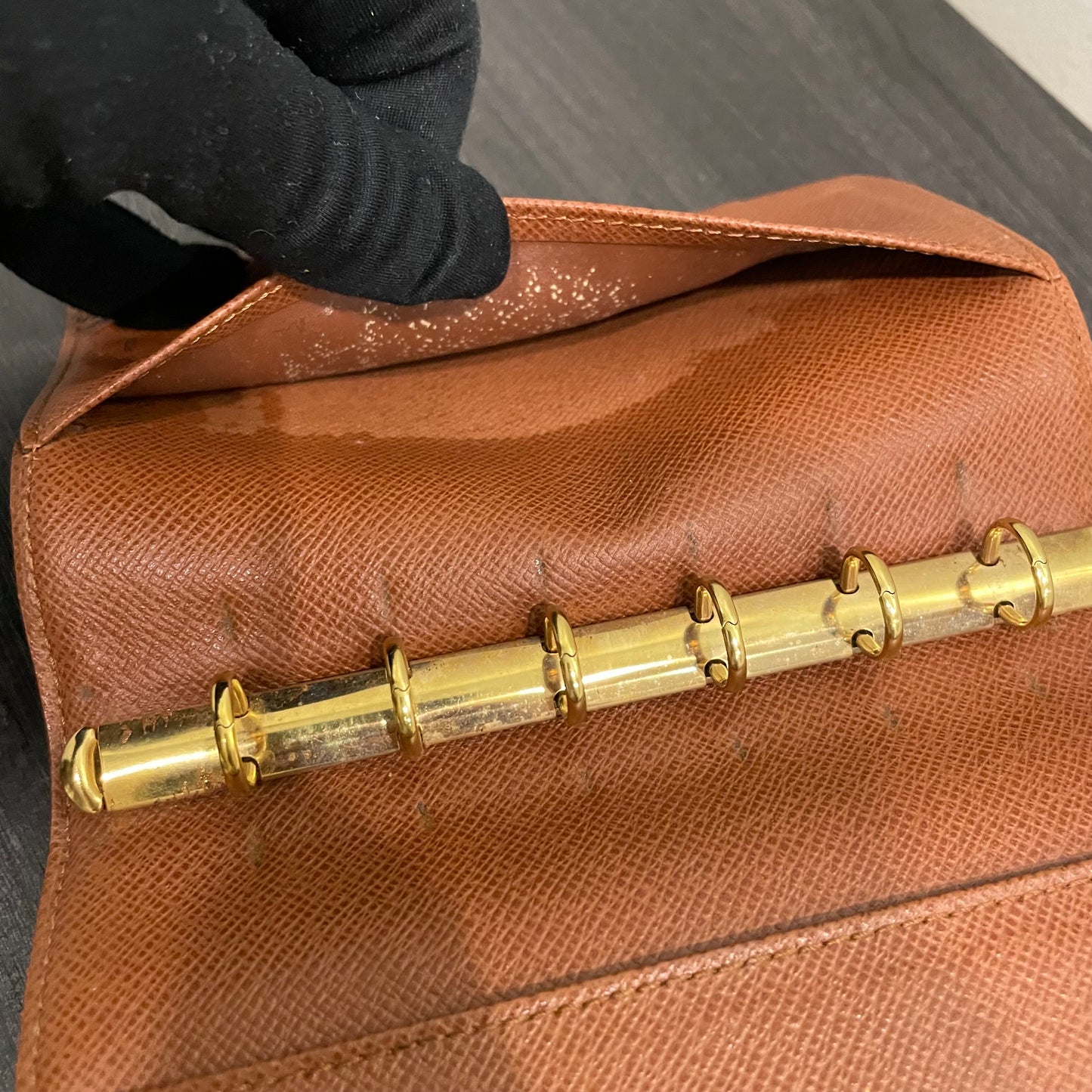 #125 LOUIS VUITTON Monogram Agenda PM & Box