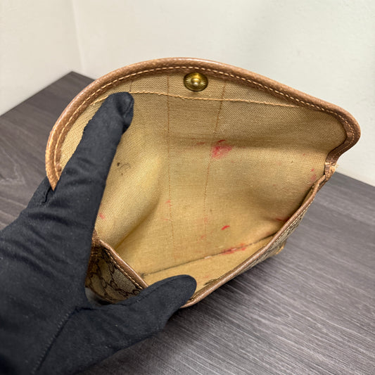 #1059 GUCCI GG Coated Canvas Pouch