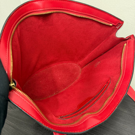 #1065 LOUIS VUITTON Epi Saint Jacques PM Castillan Red