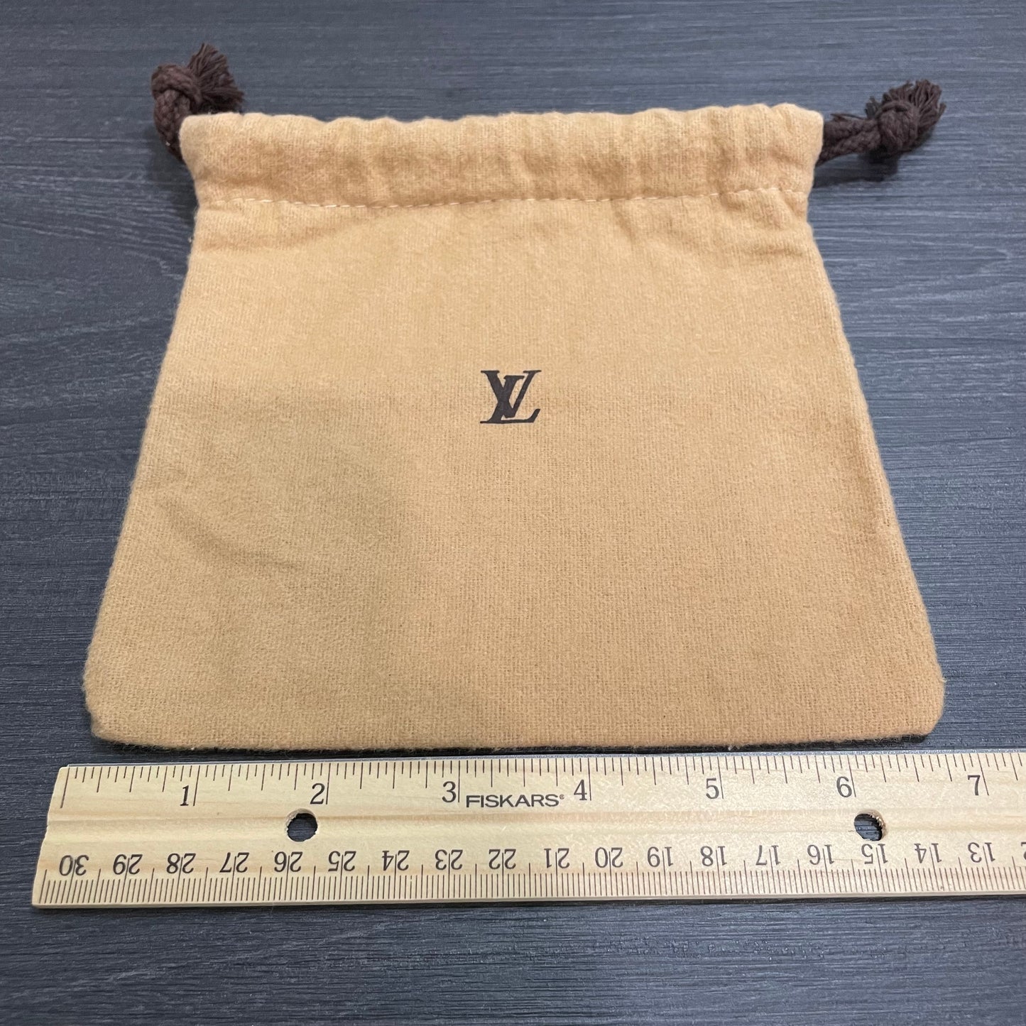 Louis Vuitton Drawstring Style Dust Bag 6.5" x 6.75"