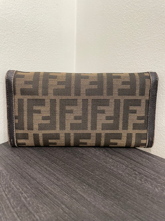 #145 FENDI Canvas Long Wallet