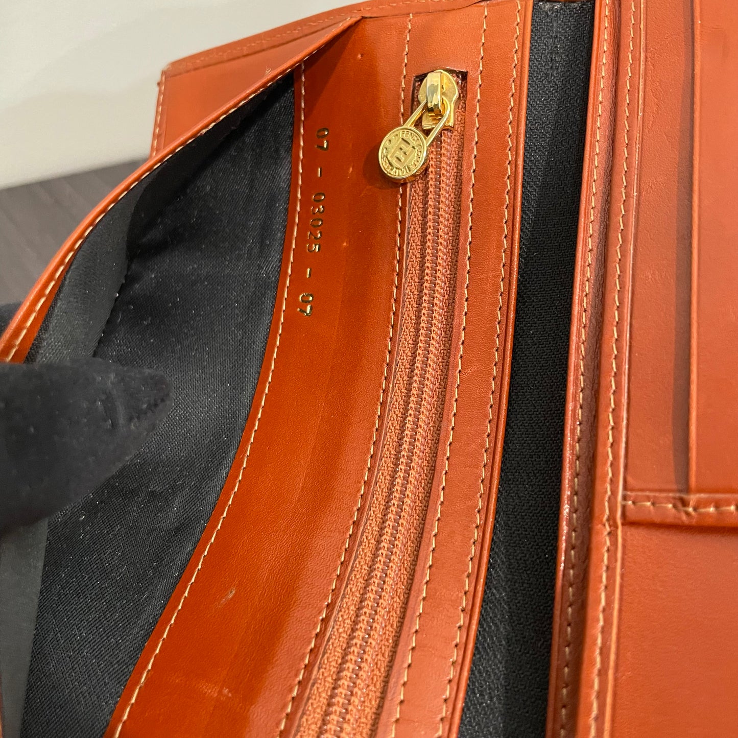 #148 FENDI Canvas Long Wallet