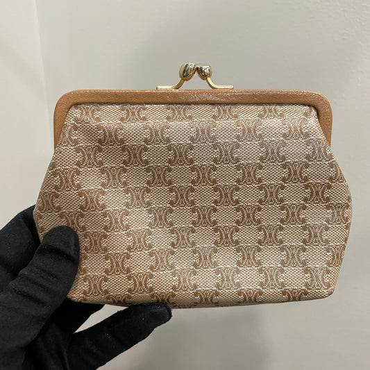 #150 CELINE Kiss Clasp Pouch