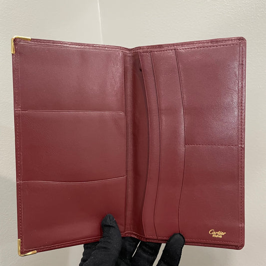 #156 CARTIER Long Flap Wallet