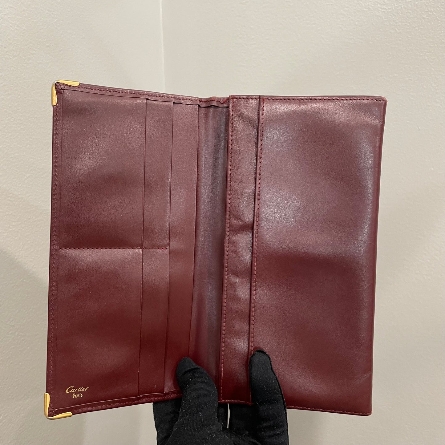 #157 CARTIER Long Flap Wallet