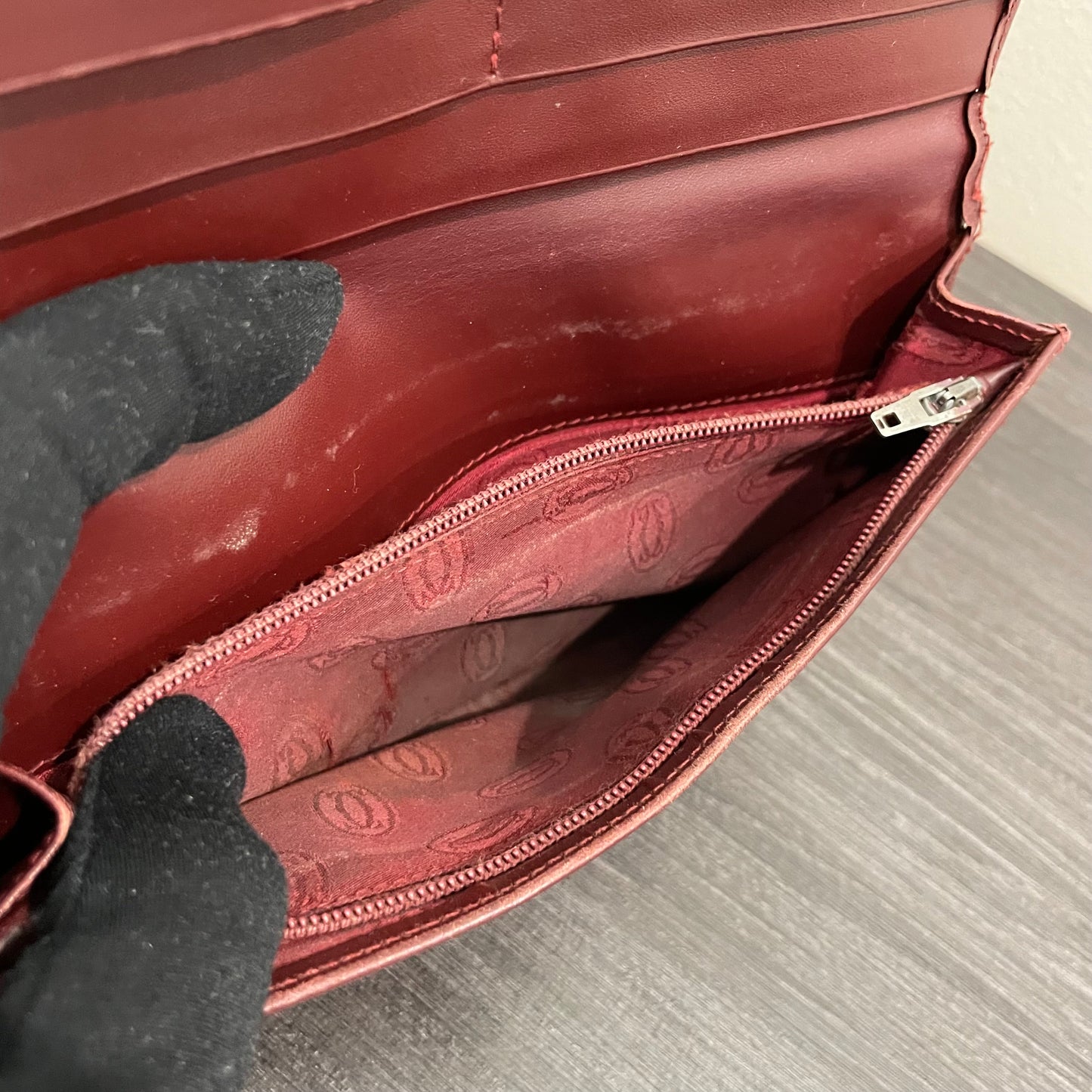 #157 CARTIER Long Flap Wallet