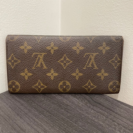 #163 LOUIS VUITTON Monogram Long Bifold Wallet
