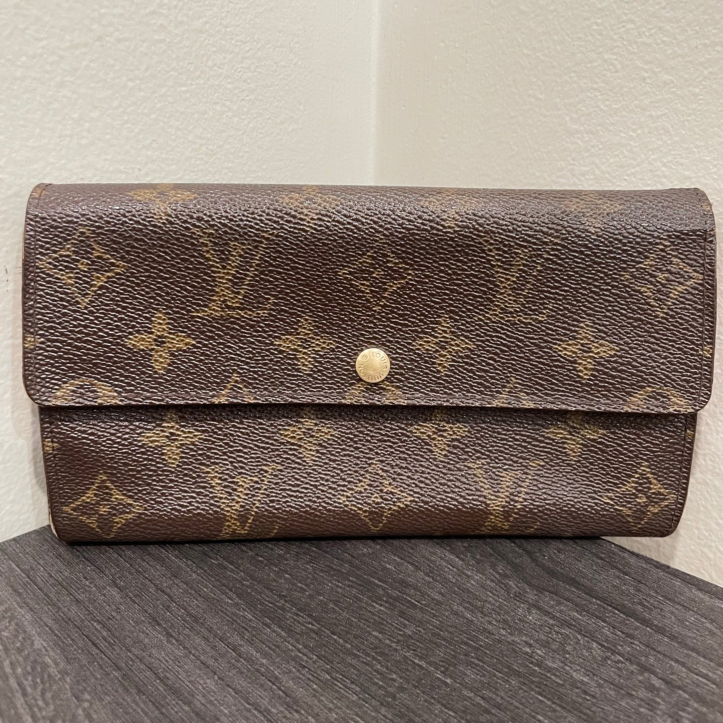 CLEARANCE #168 LOUIS VUITTON Monogram Long Bifold Wallet
