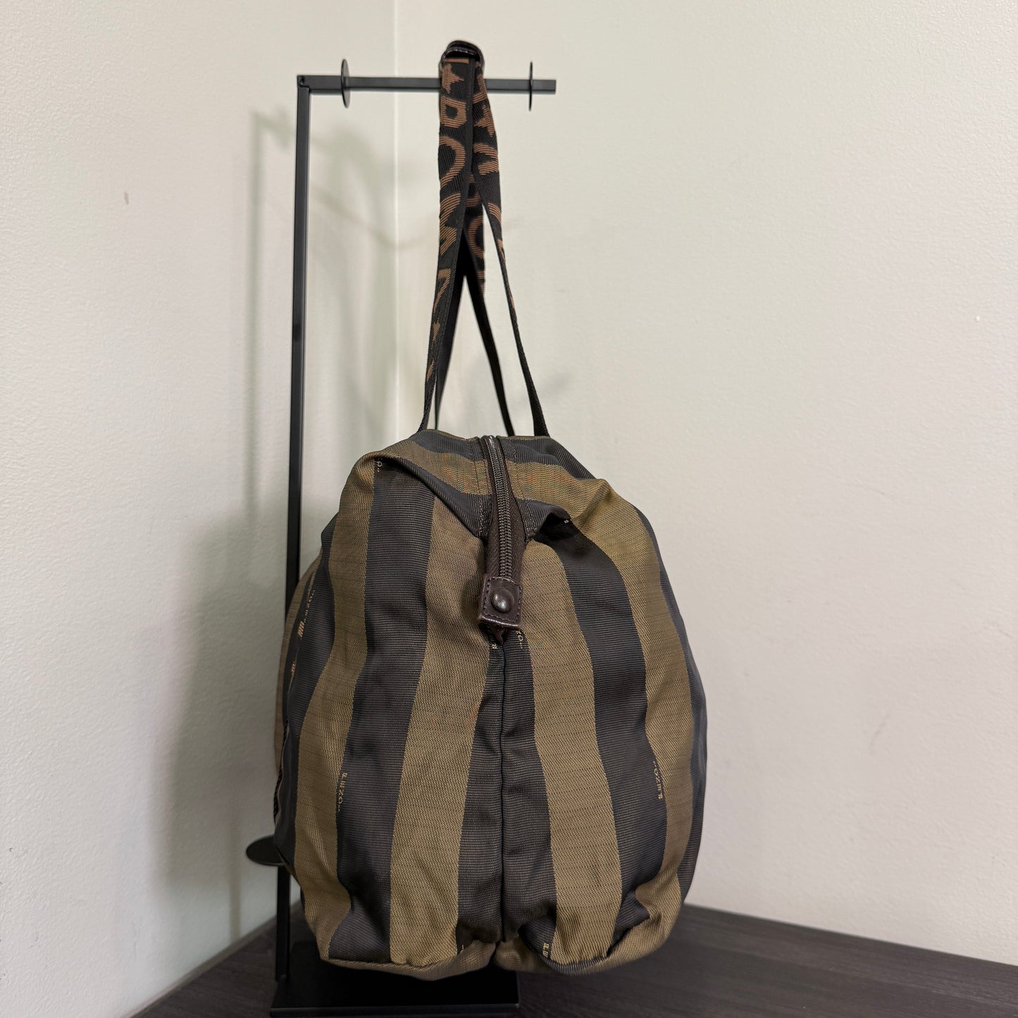 1015-03 FENDI Roma 1925 Pequin Weekender Bag