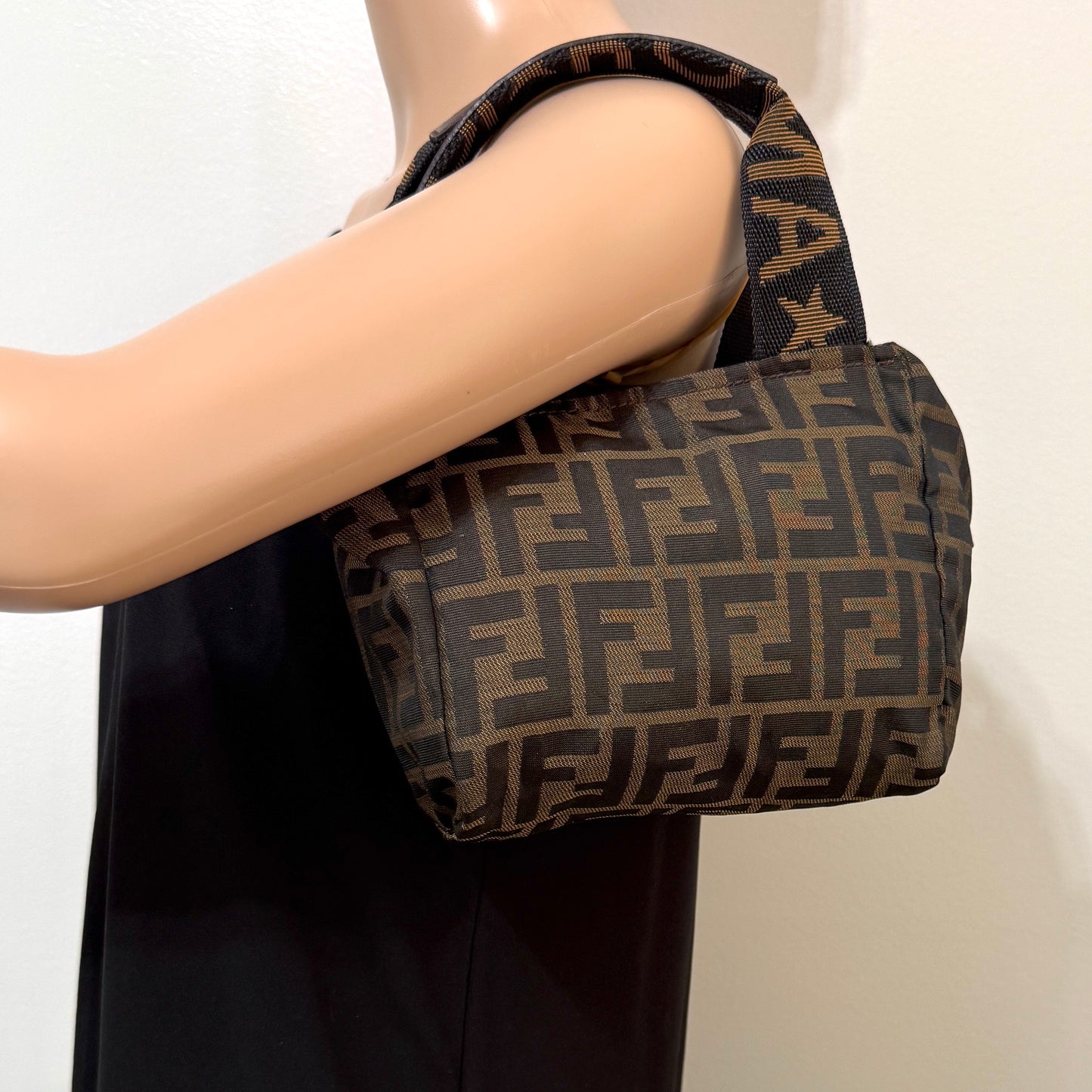 1015-05 FENDI Roma 1925 Zucca Mini Bag