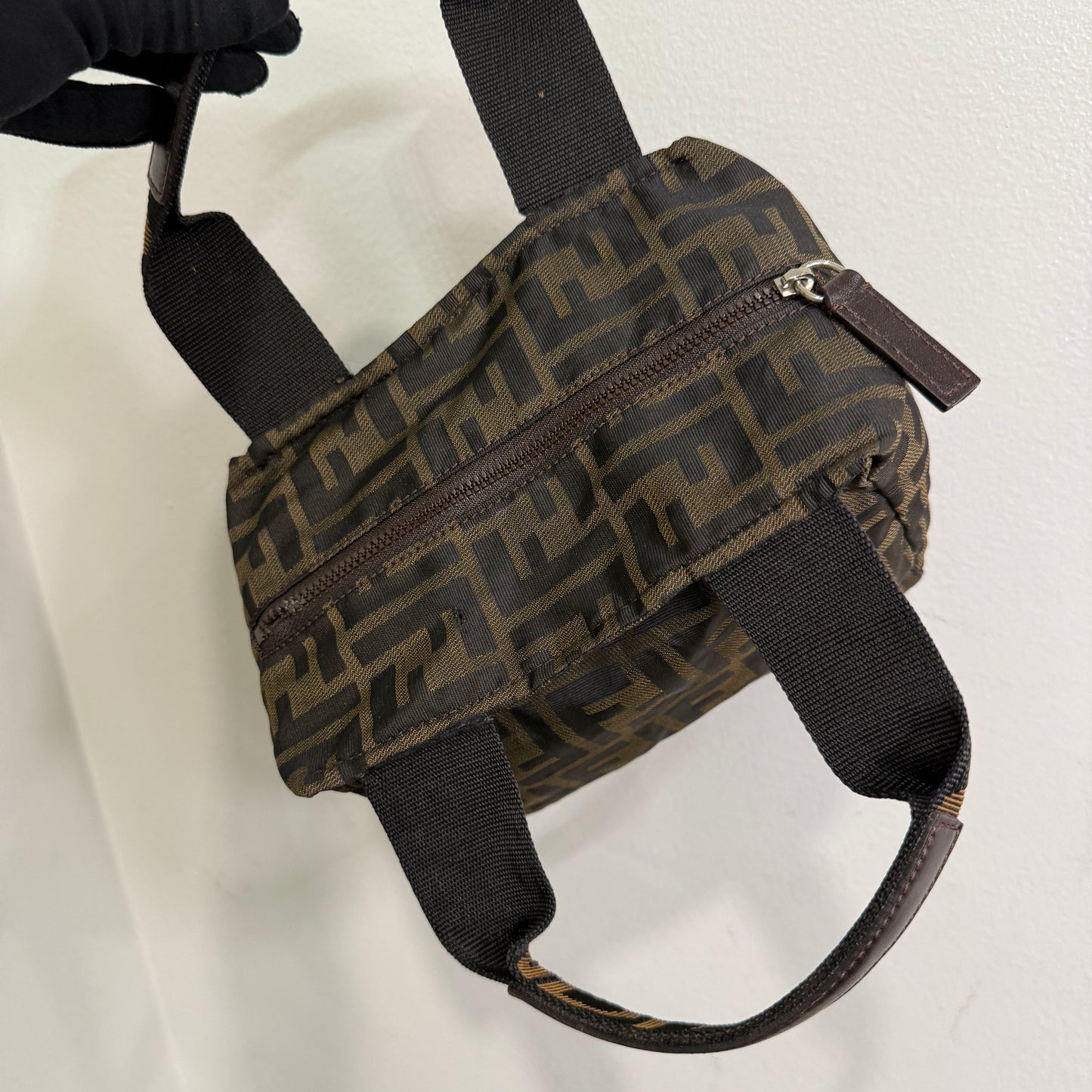 1015-05 FENDI Roma 1925 Zucca Mini Bag