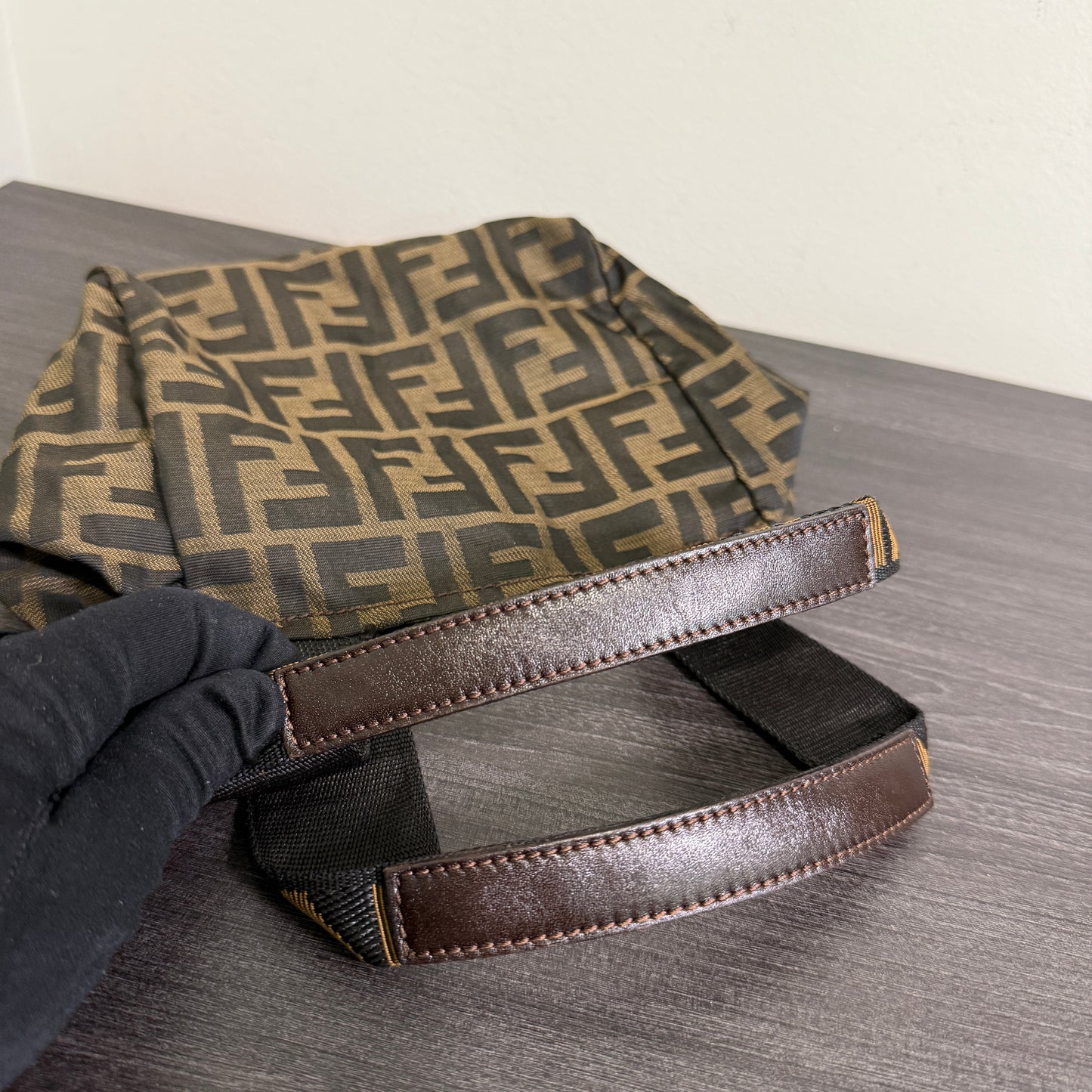 1015-05 FENDI Roma 1925 Zucca Mini Bag