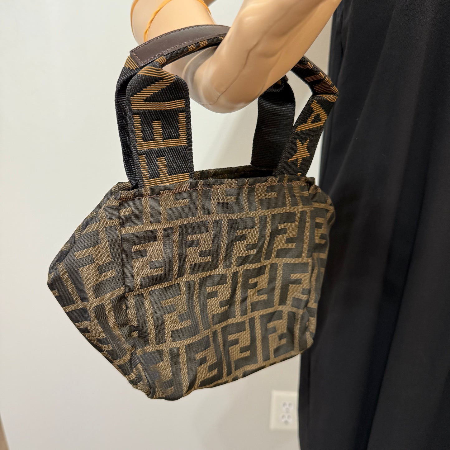 1015-05 FENDI Roma 1925 Zucca Mini Bag