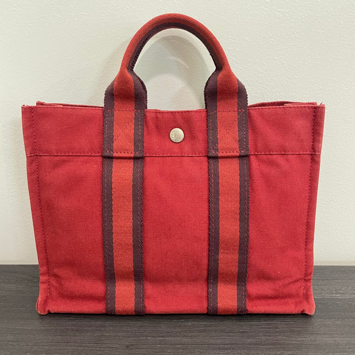 SOLD! Hermès Toile Fourre-Tout PM Tote