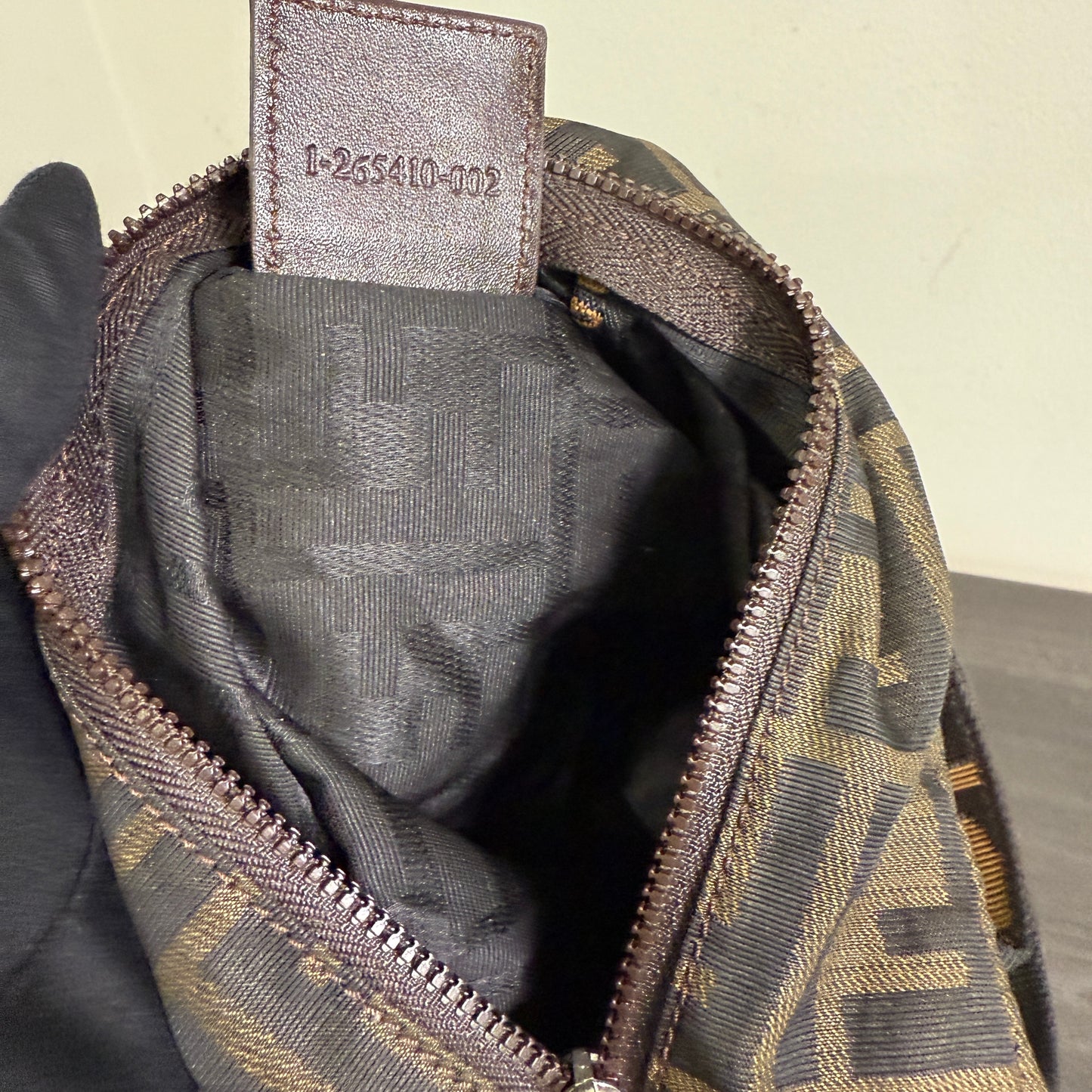 1015-05 FENDI Roma 1925 Zucca Mini Bag