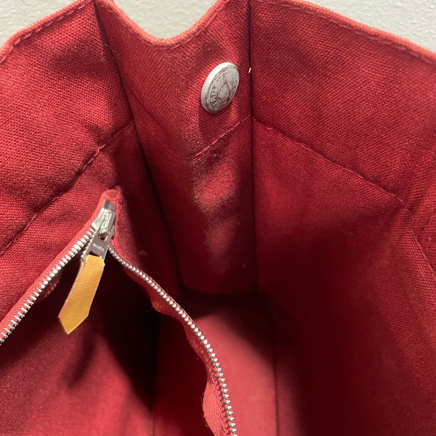 SOLD! Hermès Toile Fourre-Tout PM Tote