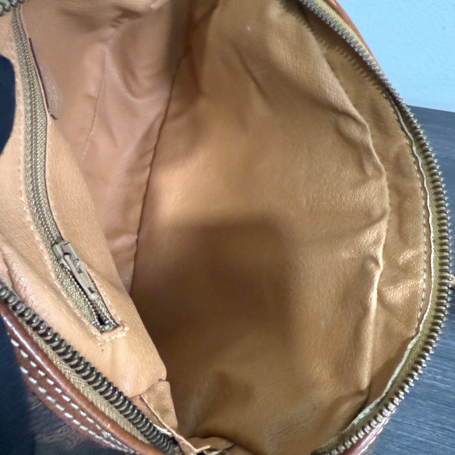 1015-11 CELINE Macadam Messenger Bag Vintage