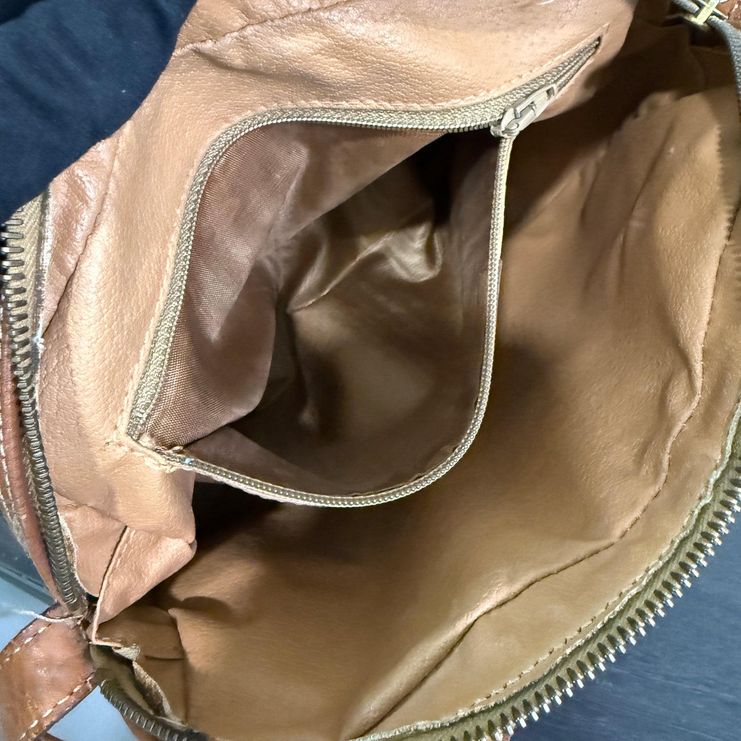 1015-11 CELINE Macadam Messenger Bag Vintage