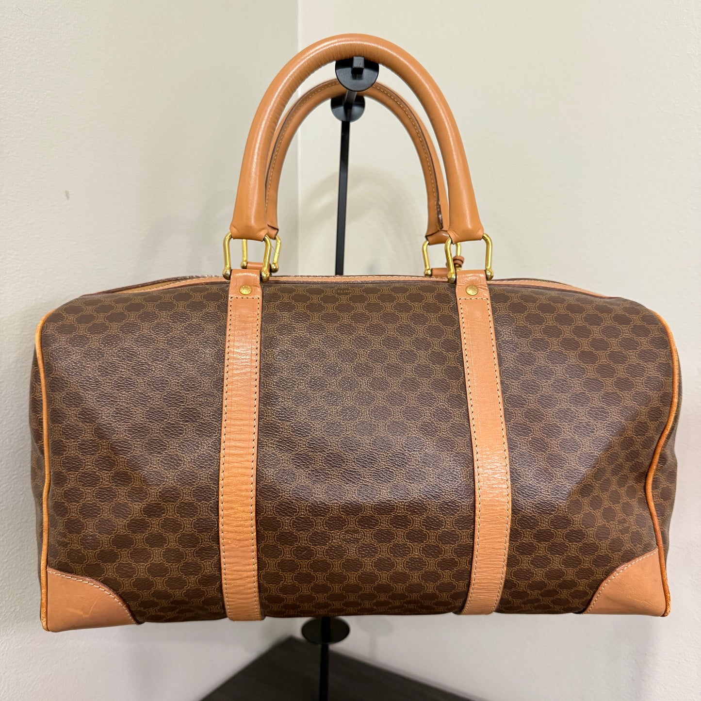 1015-14 CELINE Boston Bag Large with Original Lock & Keys