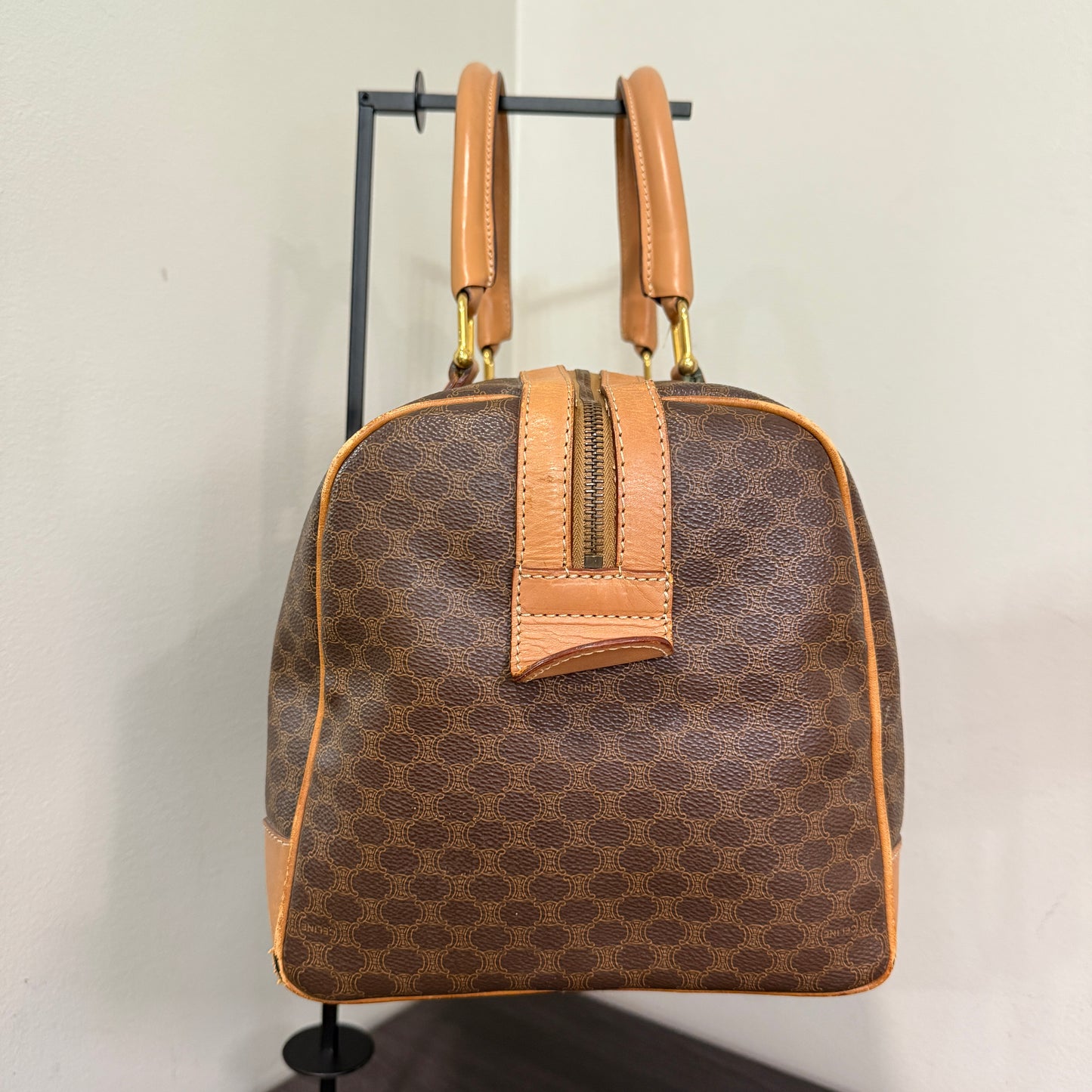 1015-14 CELINE Boston Bag Large with Original Lock & Keys