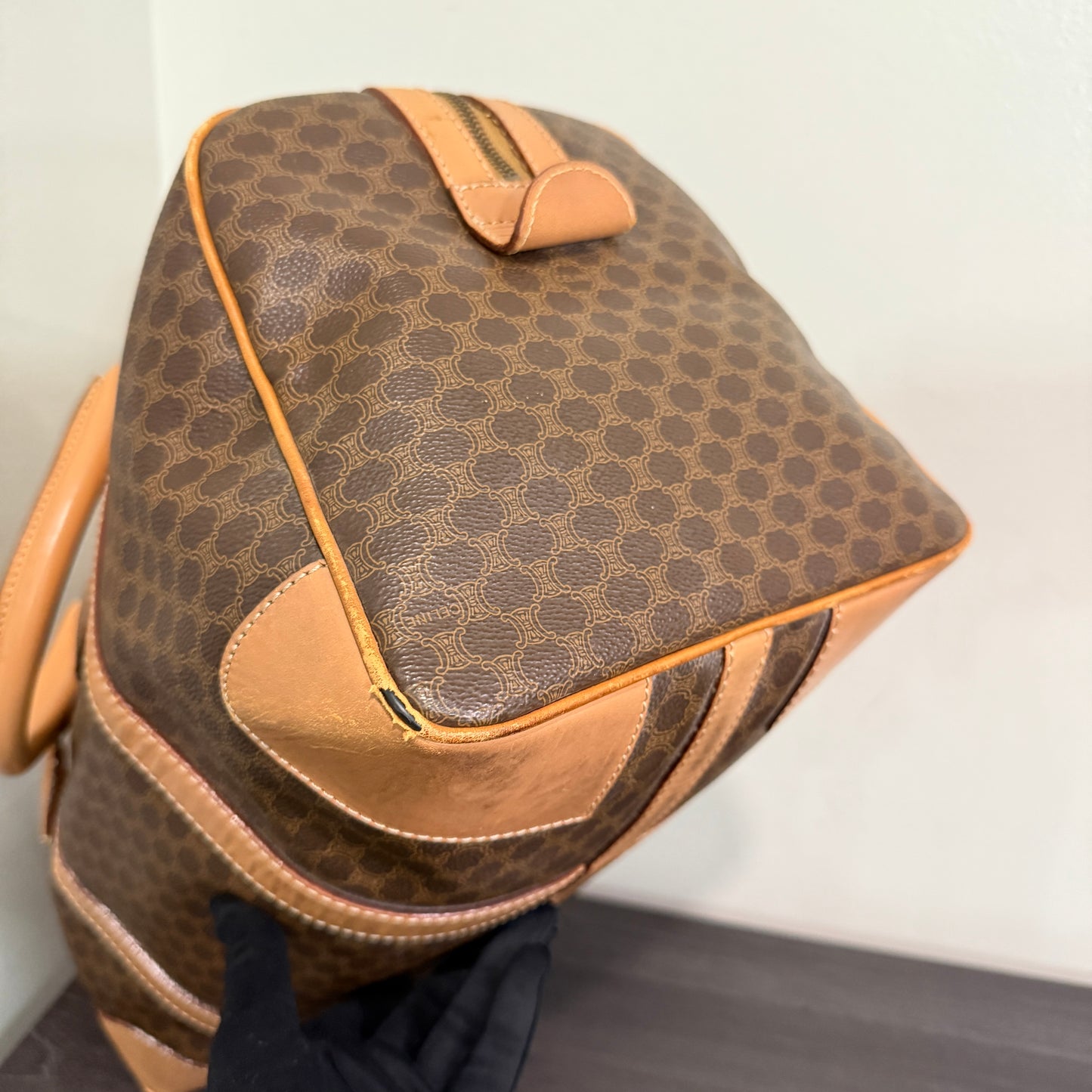 1015-14 CELINE Boston Bag Large with Original Lock & Keys