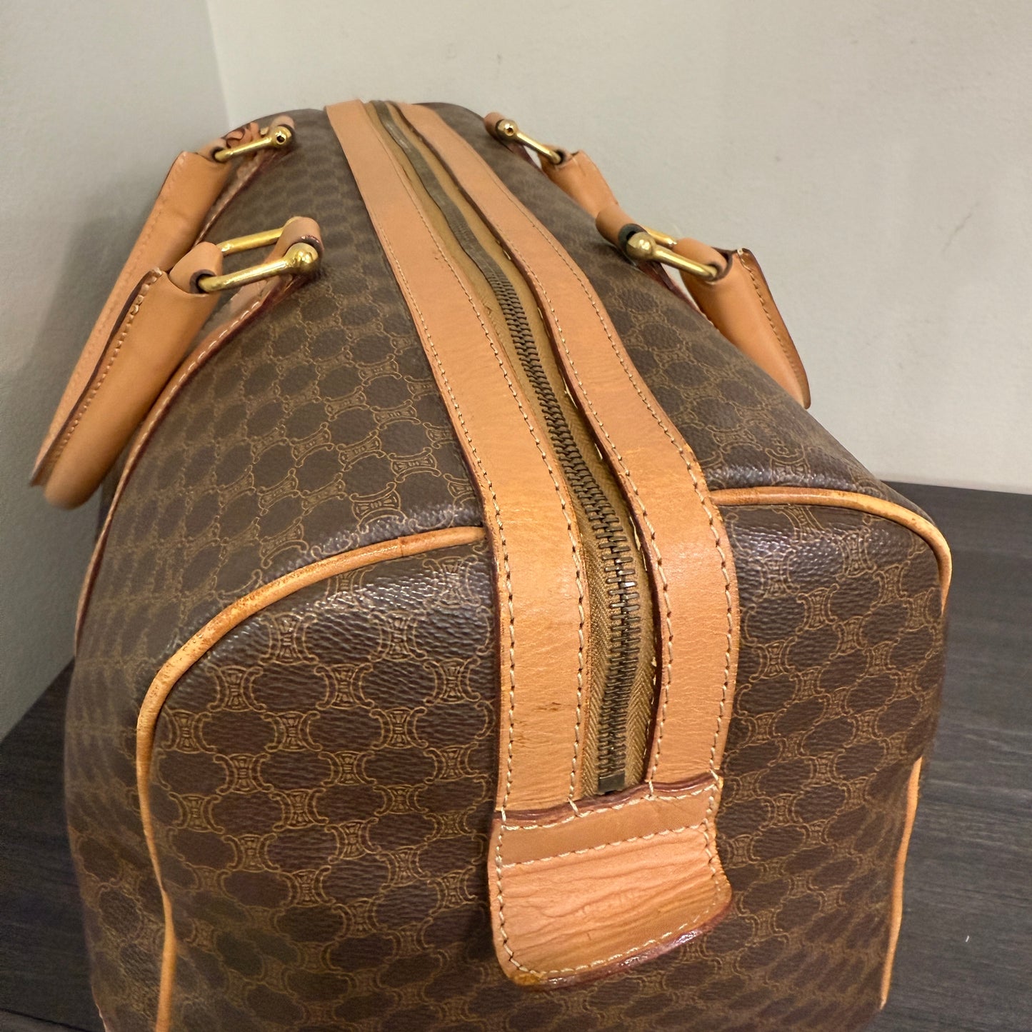 1015-14 CELINE Boston Bag Large with Original Lock & Keys