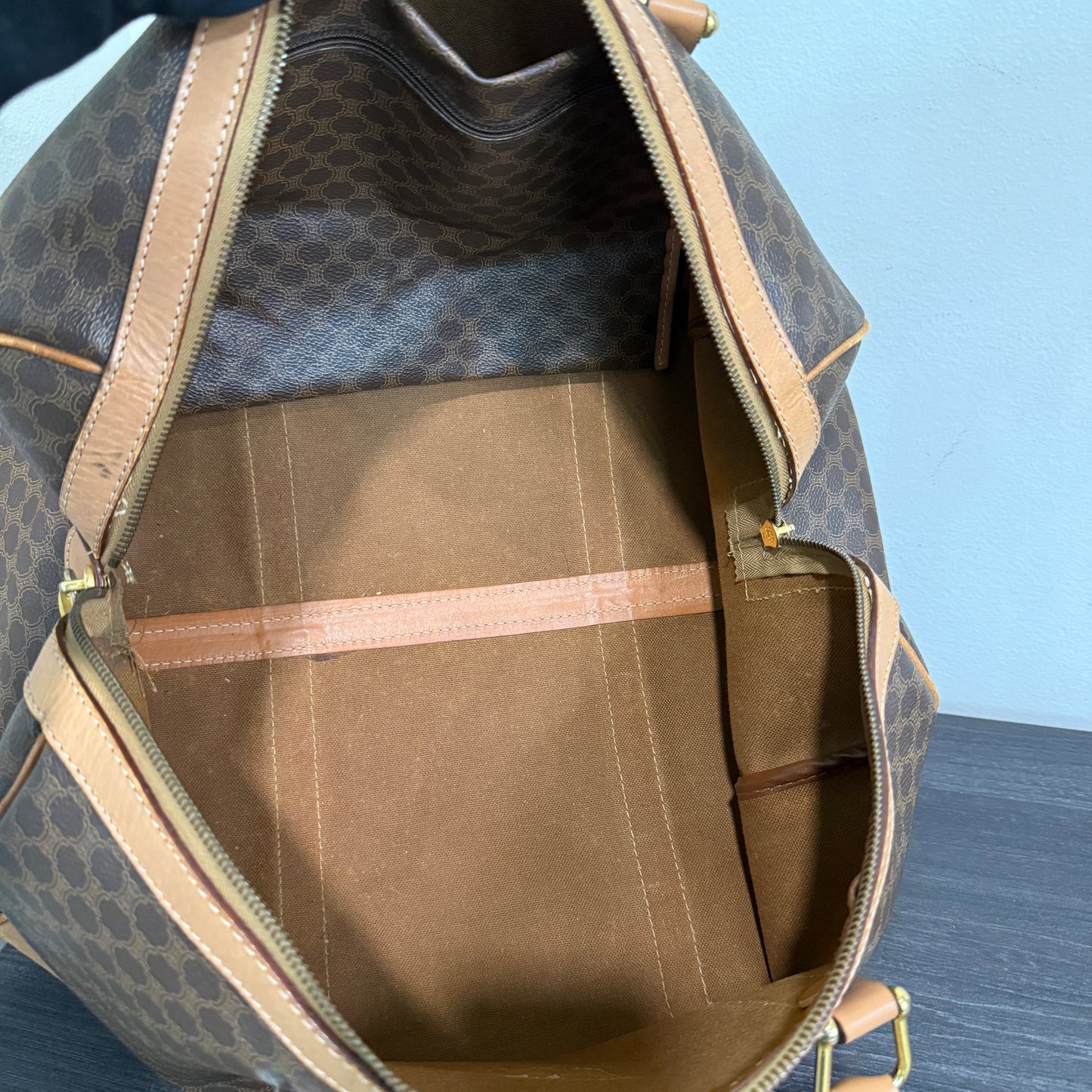 1015-14 CELINE Boston Bag Large with Original Lock & Keys