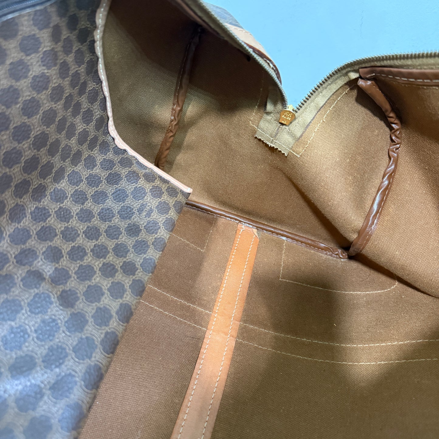 1015-14 CELINE Boston Bag Large with Original Lock & Keys