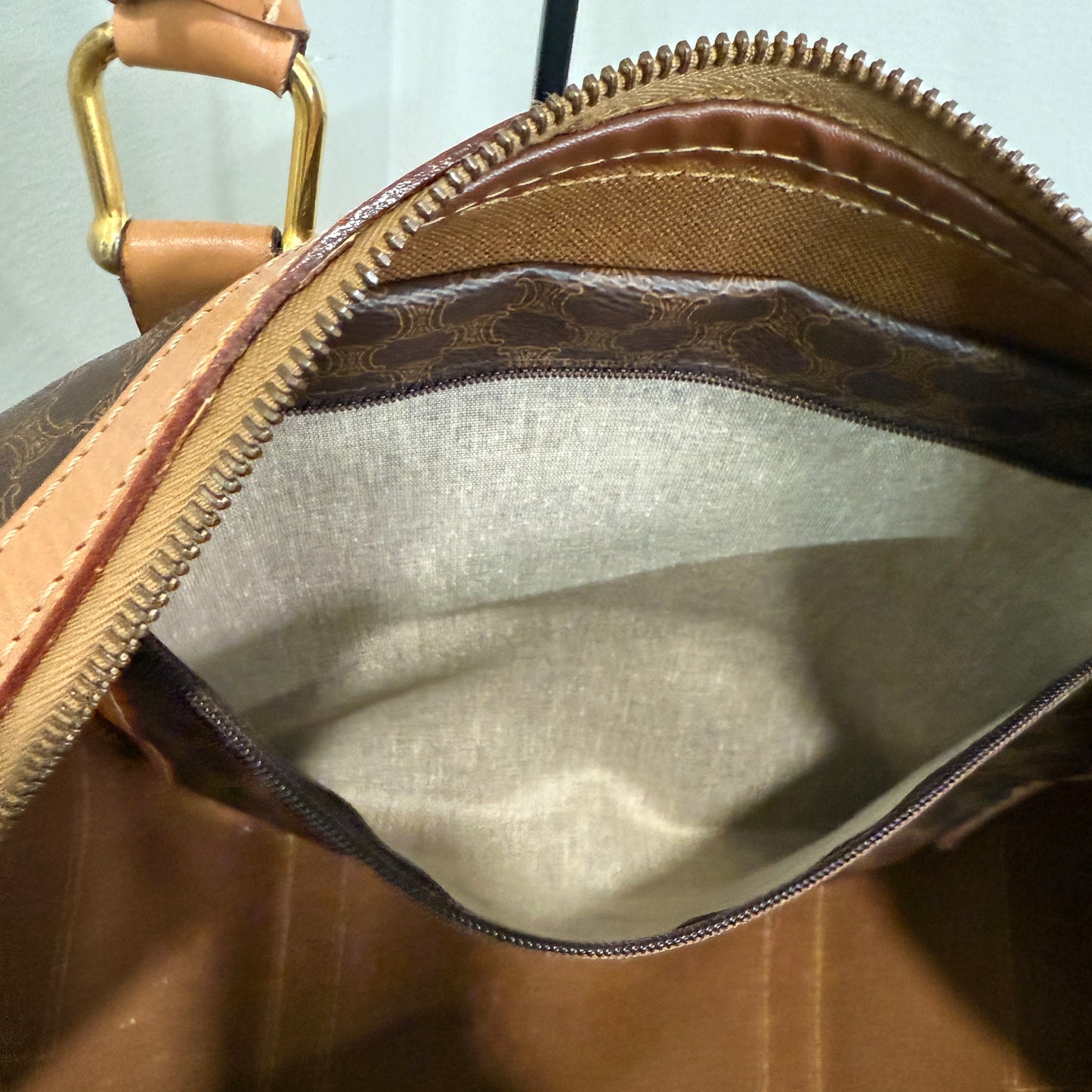 1015-14 CELINE Boston Bag Large with Original Lock & Keys