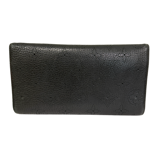 LOUIS VUITTON Black Mahina Amelia Wallet