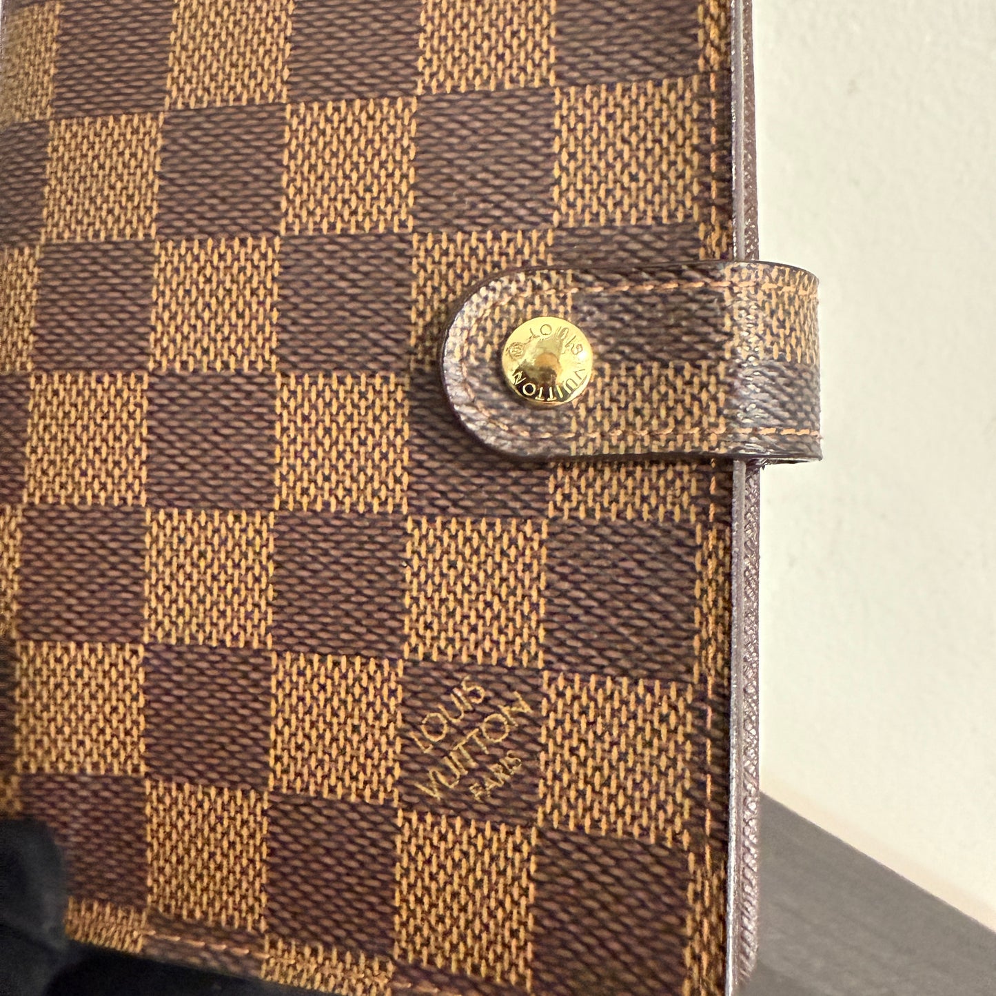 LOUIS VUITTON Damier Ebene Agenda PM