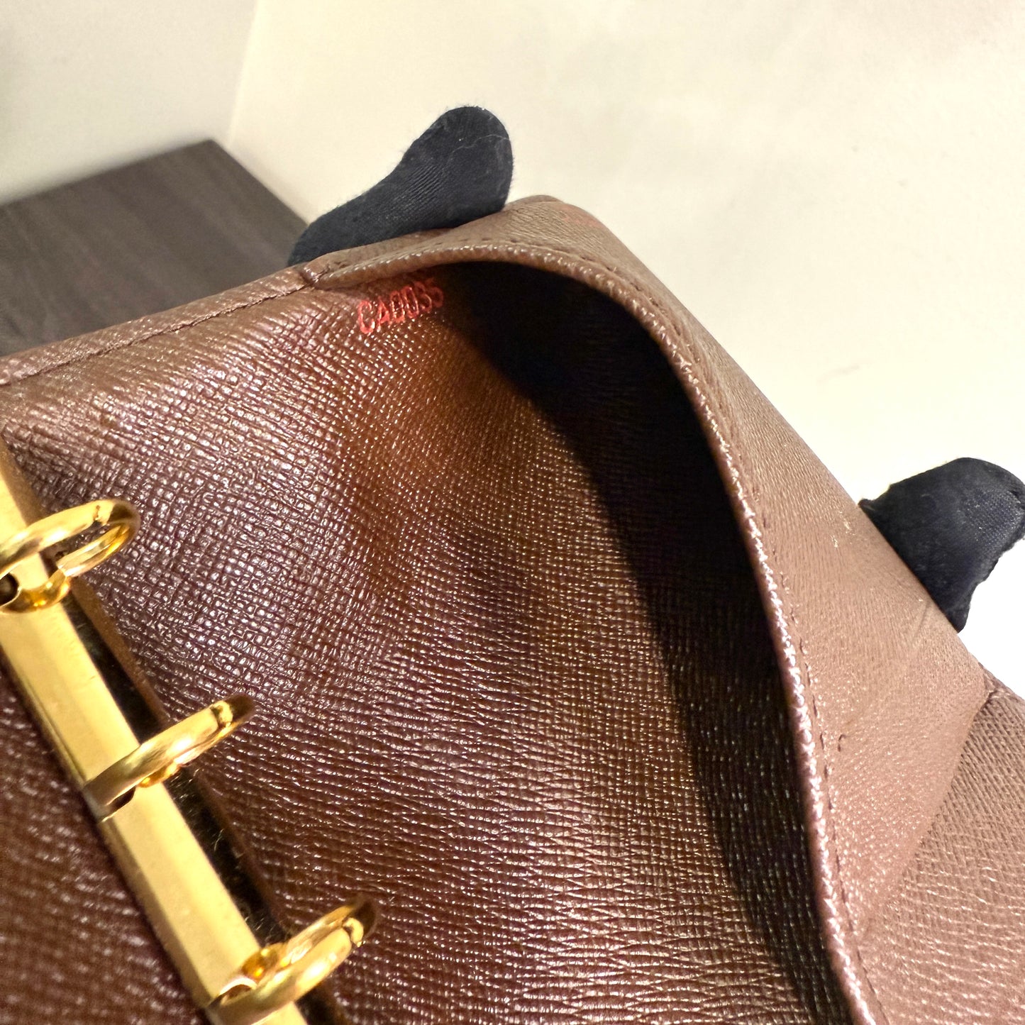 LOUIS VUITTON Damier Ebene Agenda PM