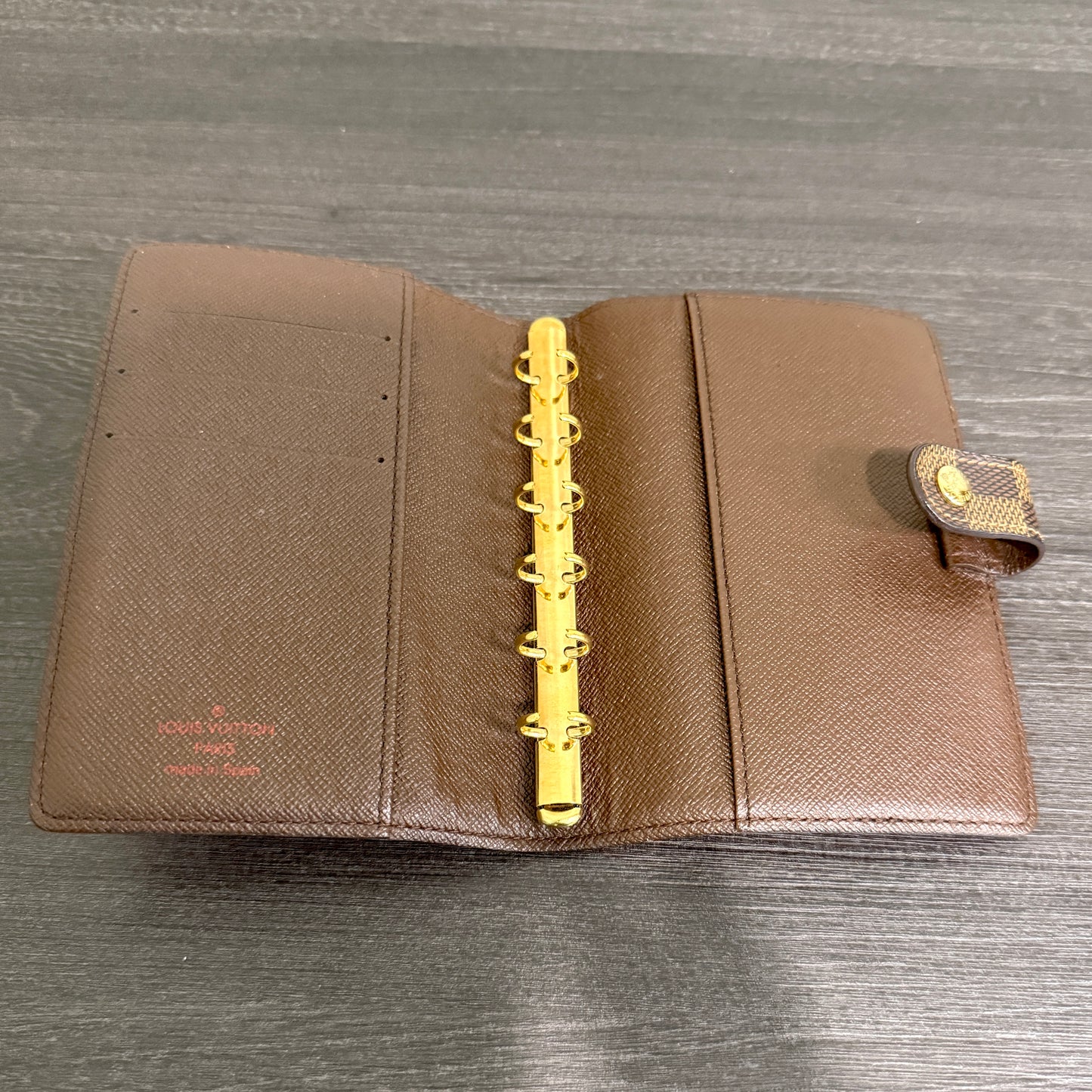 LOUIS VUITTON Damier Ebene Agenda PM