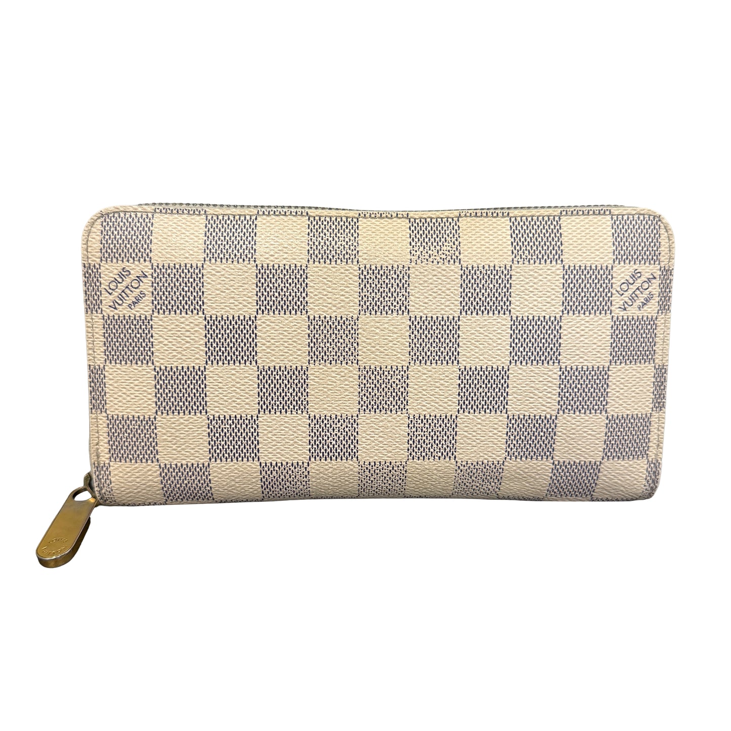 LOUIS VUITTON Damier Azur Zippy Wallet