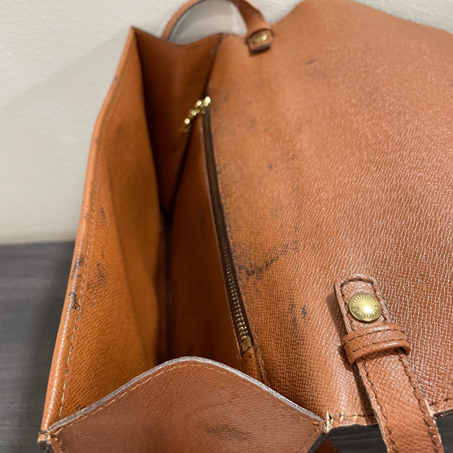 SOLD! Louis Vuitton Monogram Bordeaux Pochette