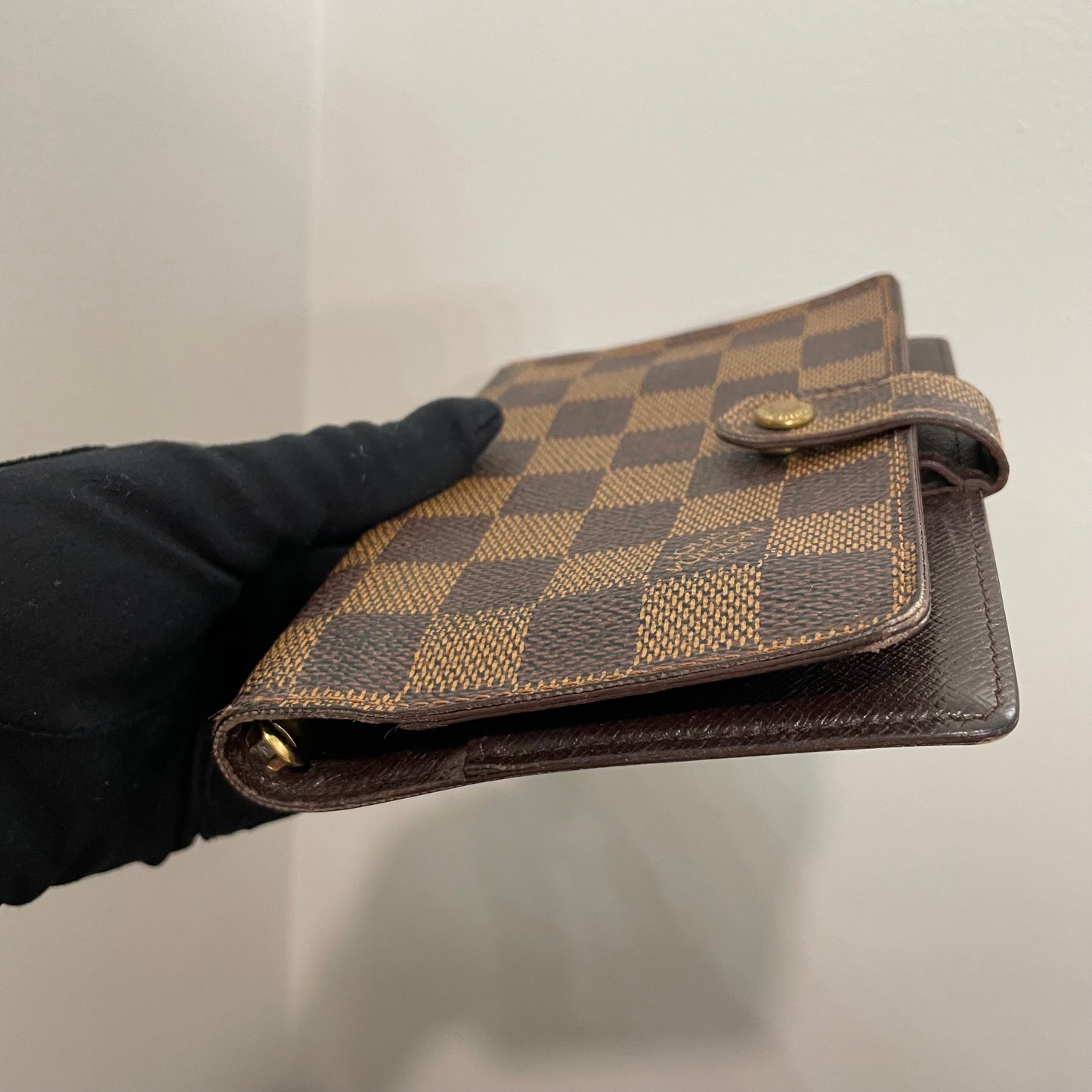 #910 LOUIS VUITTON Damier Ebene Agenda PM