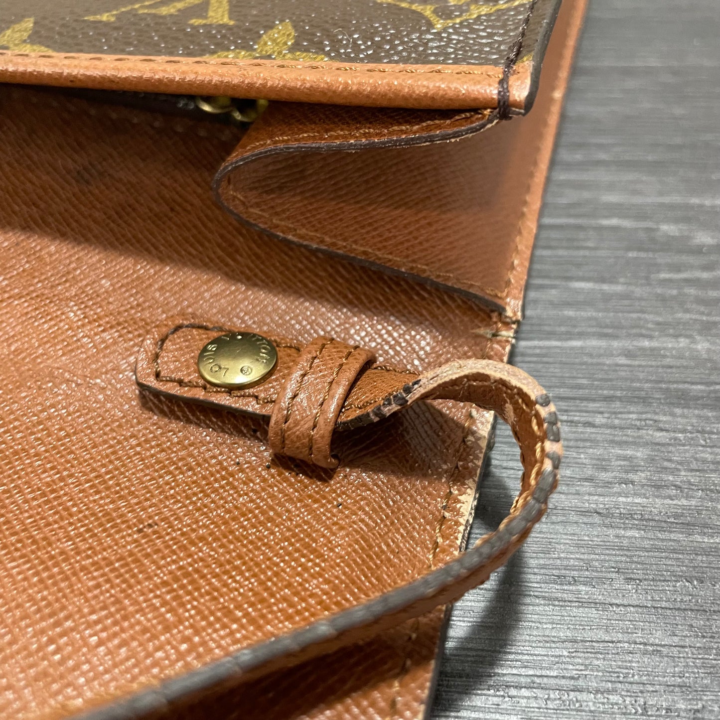 SOLD! Louis Vuitton Monogram Bordeaux Pochette